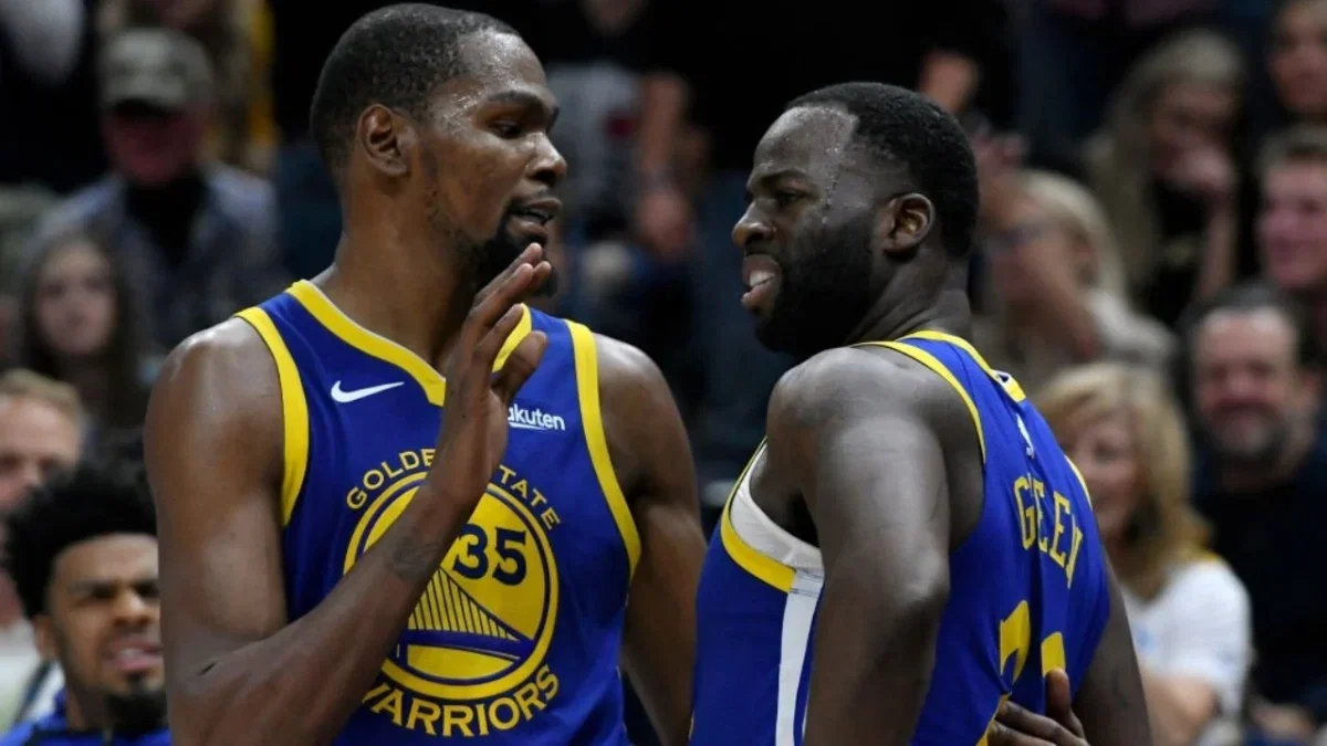Klay Thompson Responds to Kevin Durant's 'Never an MVP Candidate' Comment 1 Kevin Durant and Draymond Green