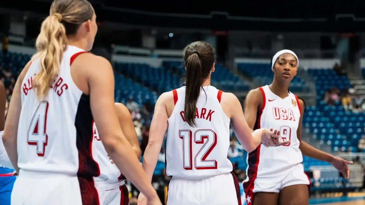 Caitlin Clark Makes Team USA FIBA World Cup Roster After Missing Out on Paris Olympics 1 Paige Bueckers, Caitlin Clark, and Angel Reese