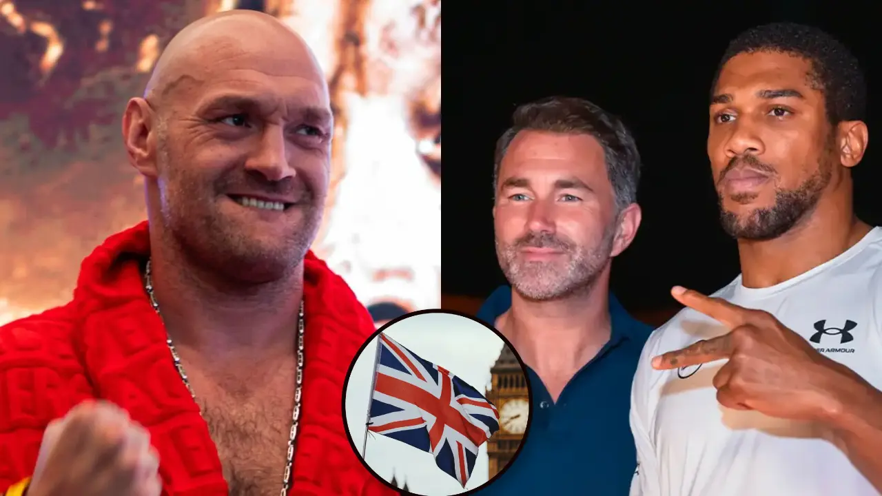 Anthony Joshua Doubles Down on Wanting Tyson Fury Superfight in the UK by Sharing Eddie Hearn Interview