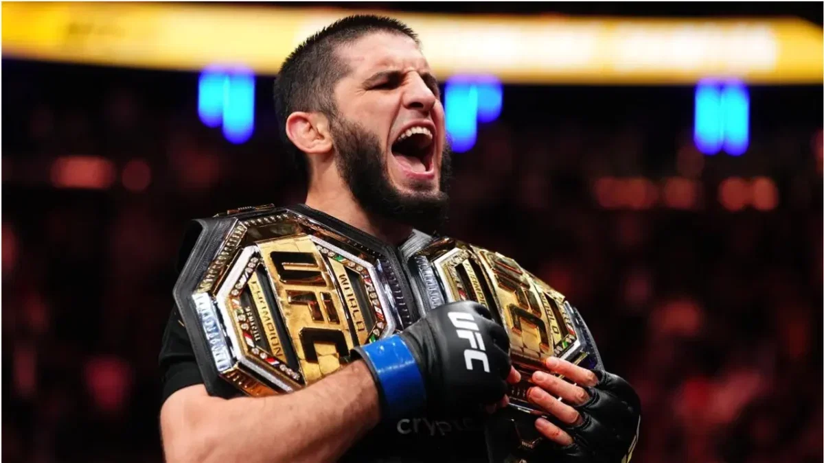 Islam Makhachev and Ian Garry Makes Massive Prediction for UFC 330 Title Fight 1 Islam Makhachev with his titles