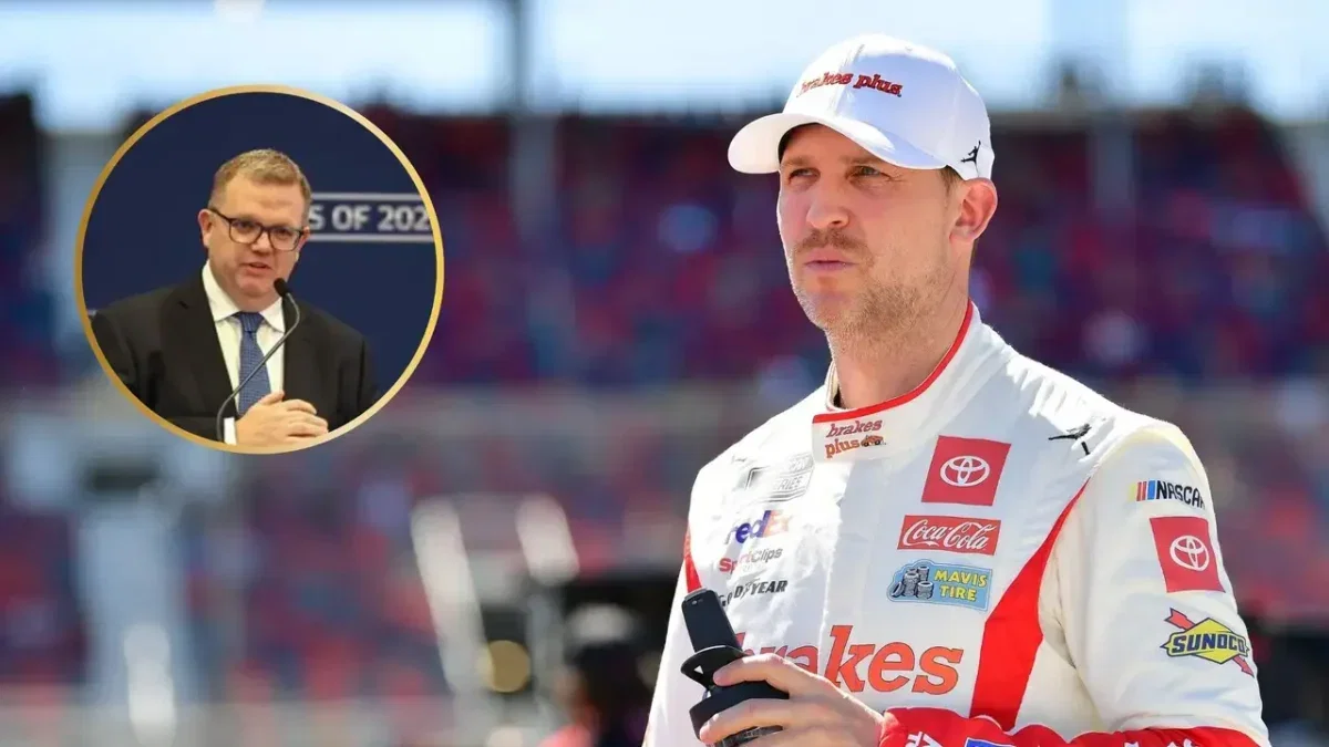 “Dirty Mo Up to Their Old Tricks!” NASCAR Breaks Silence on Denny Hamlin’s Bold Accusation Over Iowa Brake Drama 1 Mike Forde and Denny Hamlin