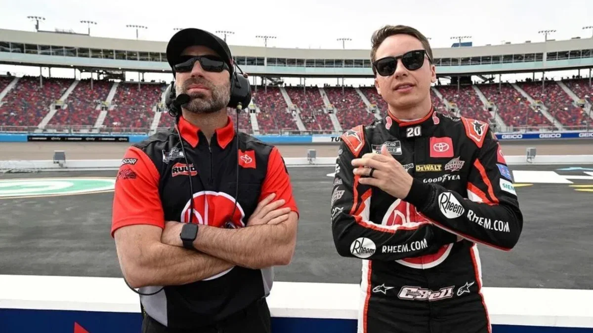 “Underperforming!” Kyle Petty Calls Out Christopher Bell After Heartbreaking Iowa P2 1 Adam Stevens and Christopher Bell