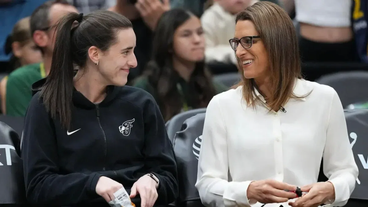 'Emotional' Stephanie White Goes OFF Over Siding with DiJonai Carrington Criticism 1 Caitlin Clark and Stephanie White enjoying a moment