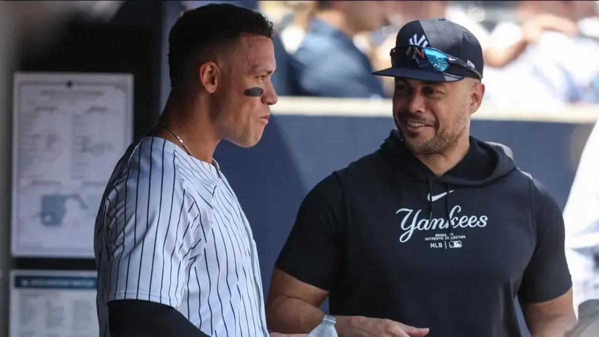 MLB Fans Mock Giancarlo Stanton Following His Running Practice: "The Fastest He Has Ever Run" 2 Aaron Judge and Giancarlo Stanton