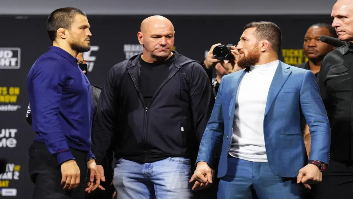 Umar Nurmagomedov Challenge Sees Song Yadong Intensely Prepare With Controversial Wrestling Influencer 1 Merab Dvalishvili and Umar Nurmagomedov