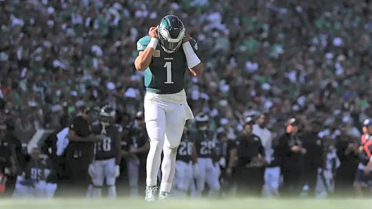 Eagles' Official Social Handle Posting Jalen Hurts' Interception Gets Over 14 Million Views in Almost 12 Hours, Fans Left Puzzled 1 Eagles' Official Social Handle Posting Jalen Hurts' Interception Gets Over 14 Million Views in Almost 12 Hours, Fans Left Puzzled