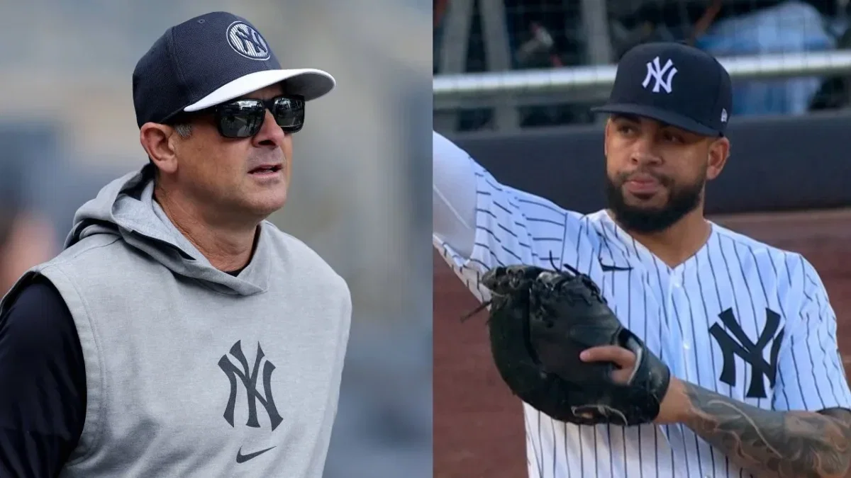 Luis Garcia Jr.'s Defensive Error Against Blue Jays Doesn't Sit Well With Yankees Fans: "Unwatchable Team" 2 Aaron Boone and Luis Garcia Jr.