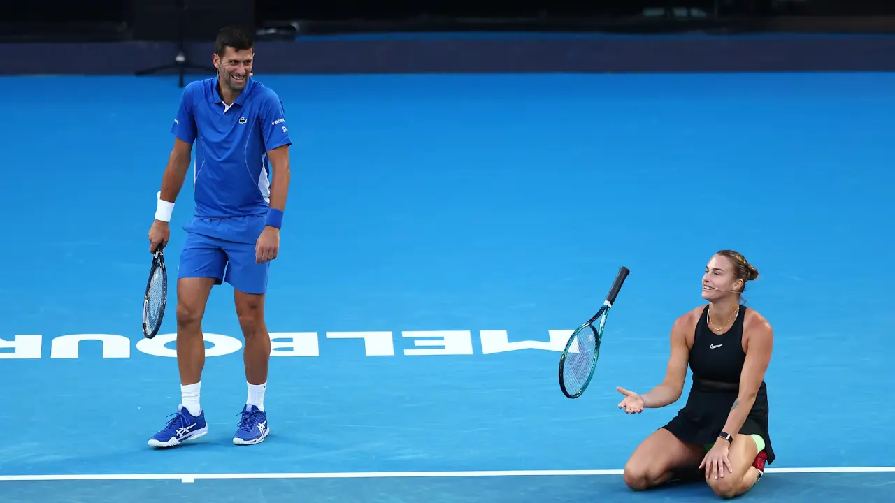 Aryna Sabalenka Jokes Novak Djokovic ‘Begged’ Her to Pair Up for US Open Mixed Doubles
