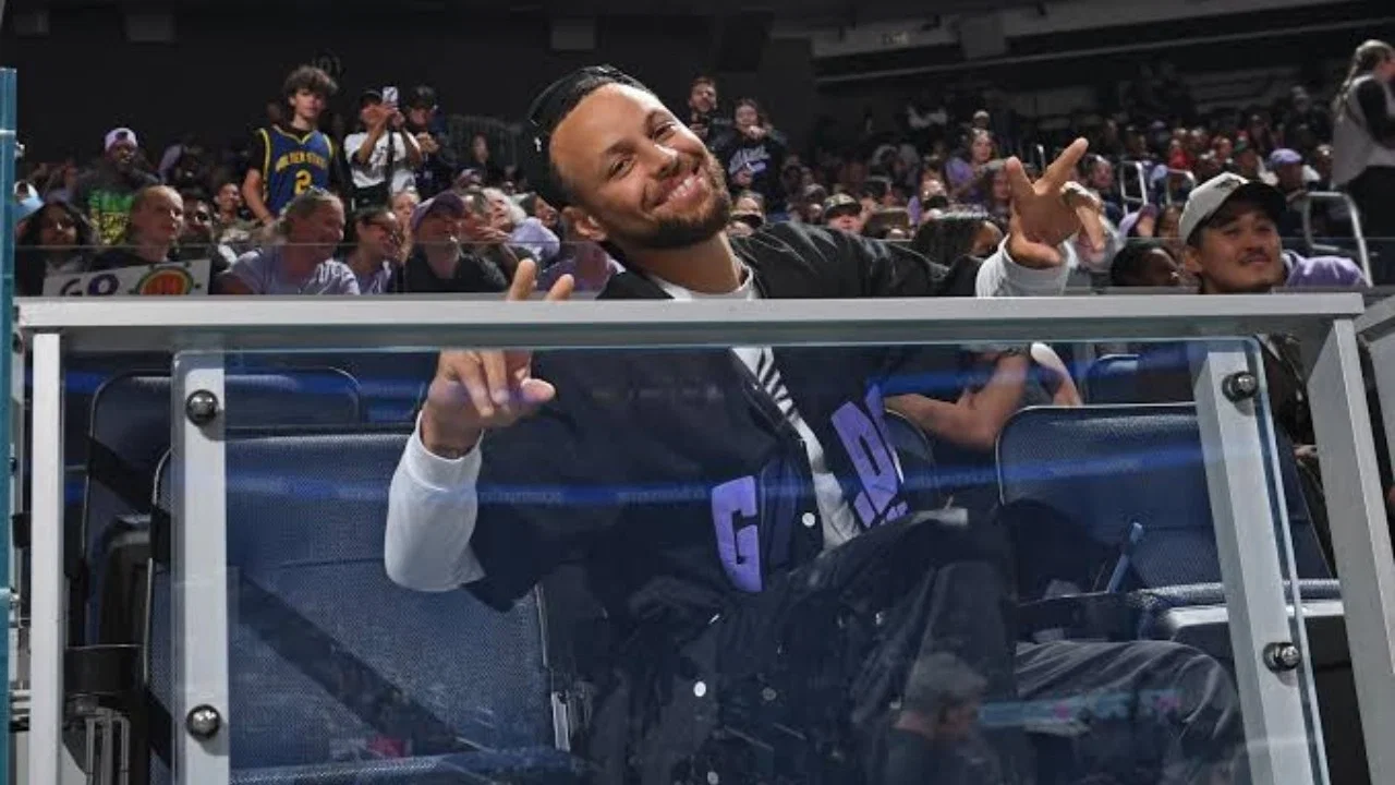 Stephen Curry Has Epic Reaction to Valkyries Star’s Logo Three