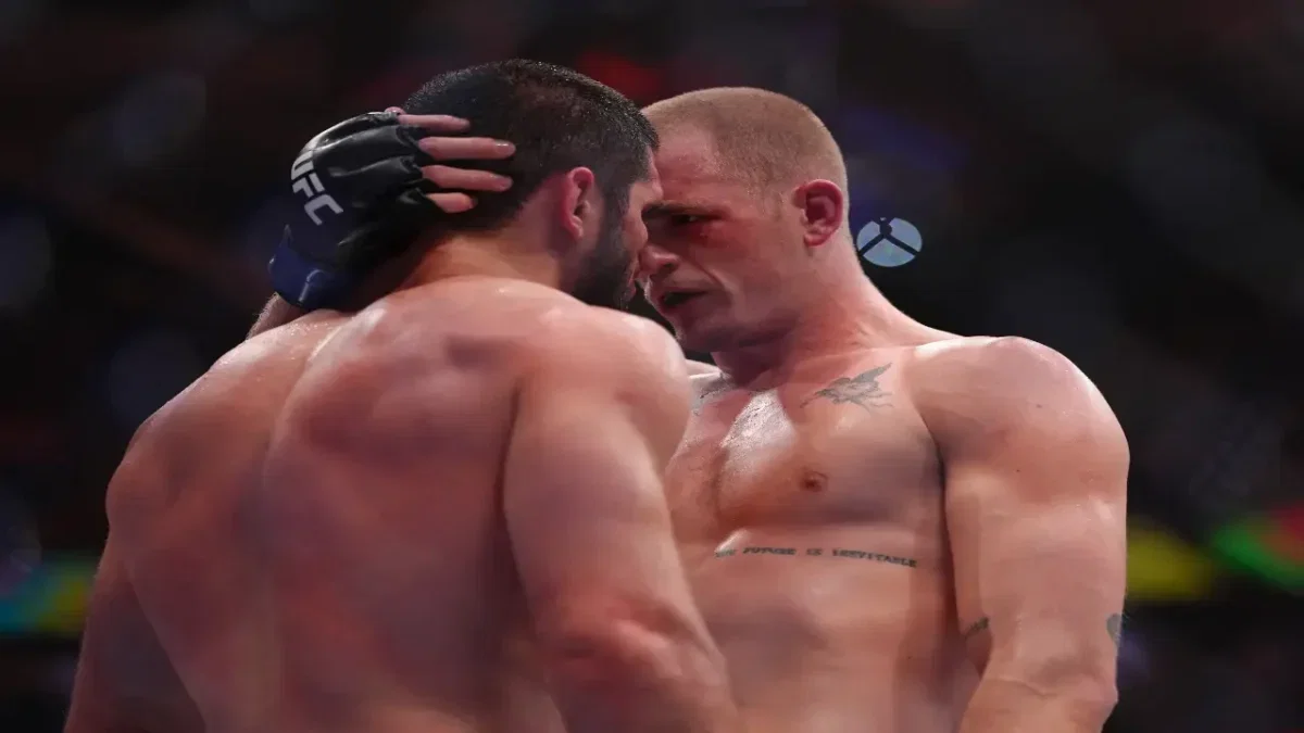 Ian Garry's Reflection on UFC 330 Loss Earns Praise From Irish Compatriot Conor McGregor 1 Ian Garry and Islam Makhachev after UFC 330