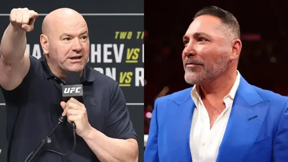 Dana White Expresses Frustration After Boxing Politics Resurface for British Superfight 1 Oscar De La Hoya talks about Dana White
