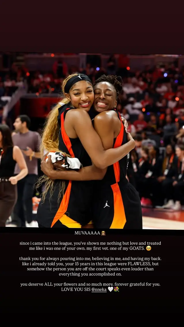 Nneka Ogwumike Calling an End to Her 15-Year Career Draws Praise From Angel Reese & Cameron Brink 1 Angel Reese sings Nneka Ogwumike's praise