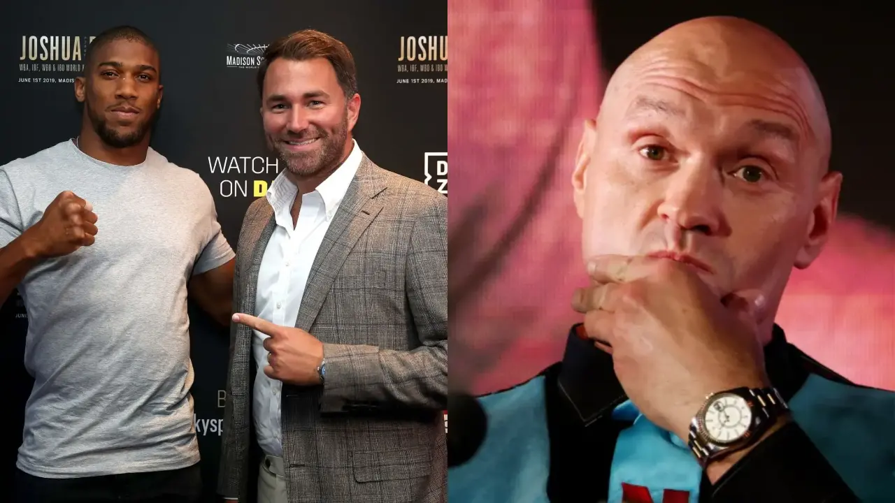 ‘Upset’ Tyson Fury Lashes Out at Anthony Joshua and Eddie Hearn Over Stalling Superfight