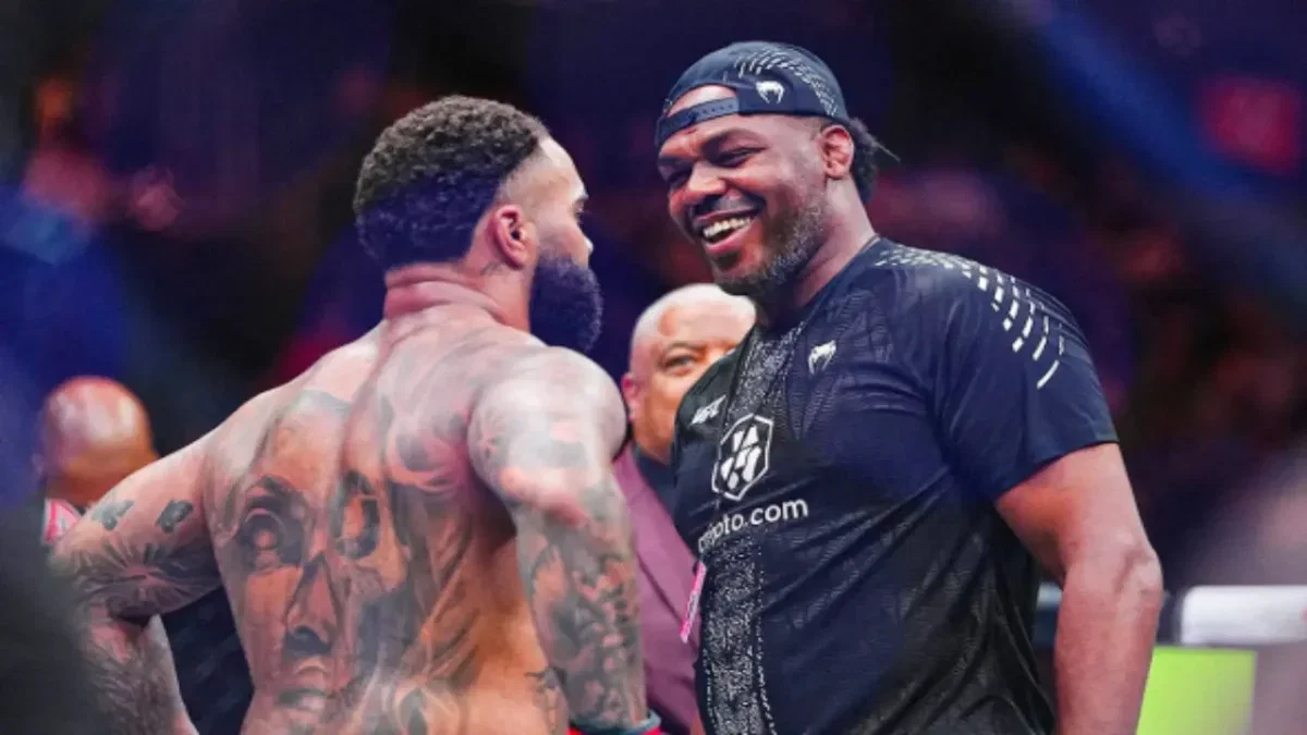 Jon Jones Backed as GOAT Over Islam Makhachev by Merab Dvalishvili After Recent Debate 1 Jon Jones and Gable Steveson