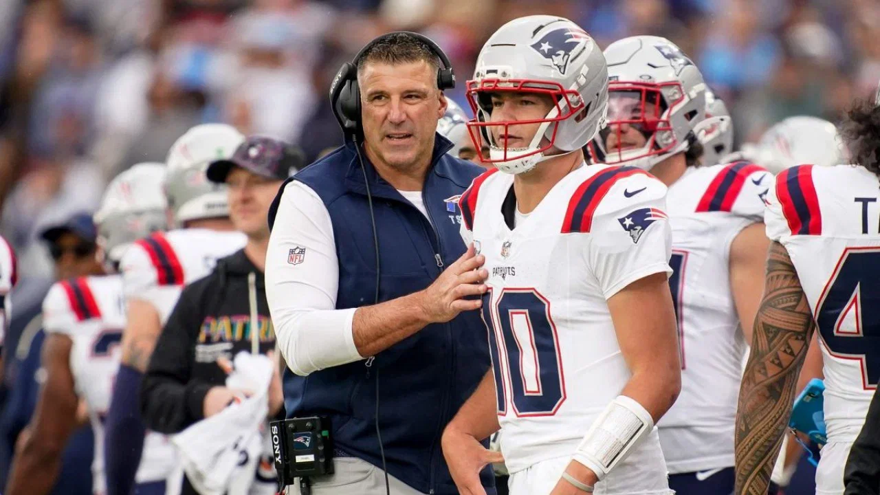 Mike Vrabel’s Blunt Response to Why He Isn’t Fielding Drake Maye in Preseason Games