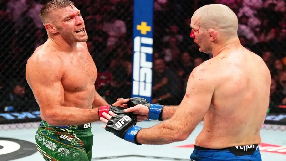 Former Champion Dricus Du Plessis Eyed by UFC Sacramento Main Event Winner After Five-Round Battle 1 Dricus Du Plessis and Sean Strickland