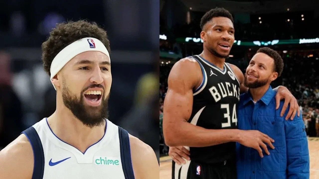 Klay Thompson Compares New Teammate Giannis Antetokounmpo to Stephen Curry: “Both Have Similar Impact”