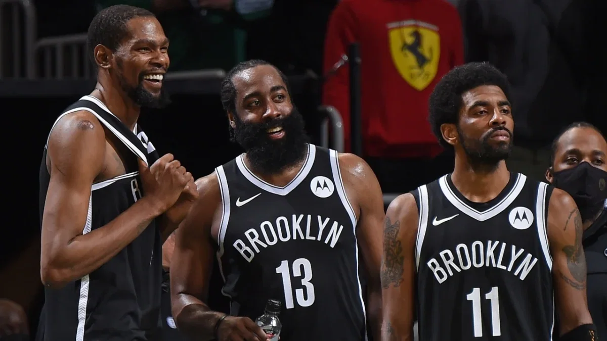 Kevin Durant Believes LeBron James Makes the 76ers a 'Juggernaut 1 Kevin Durant, James Harden and Kyrie Irving