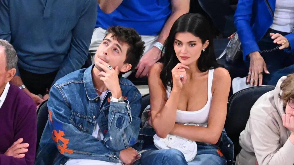 Kylie Jenner's Love For Basketball Started After Knicks Fan Timothee Chalamet Came into Her Life 1 Timothee Chalamet and Kylie Jenner at MSG