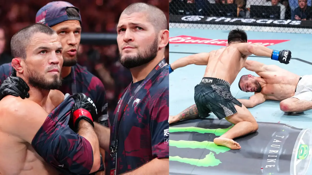(Video) Khabib and Usman Nurmagomedov’s Heartbreaking Reaction to Umar’s Brutal KO Loss to Song Yadong