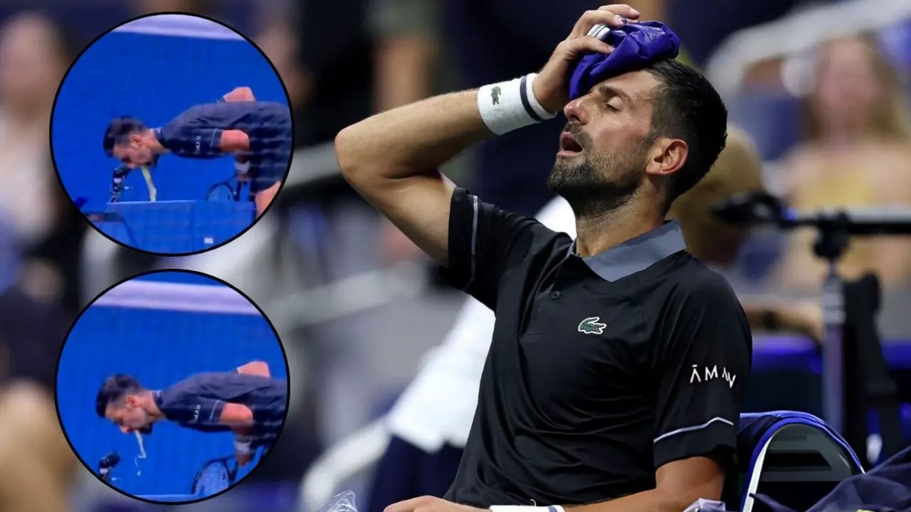 Ailing Novak Djokovic Vomits Multiple Times During Stunning First-Round Defeat at US Open