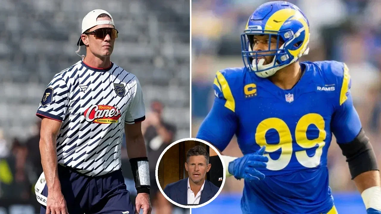Dan Orlovsky Compares Aaron Donald’s Unretirement With Tom Brady’s Move to Bucs, Leaves Stephen A. Smith Baffled