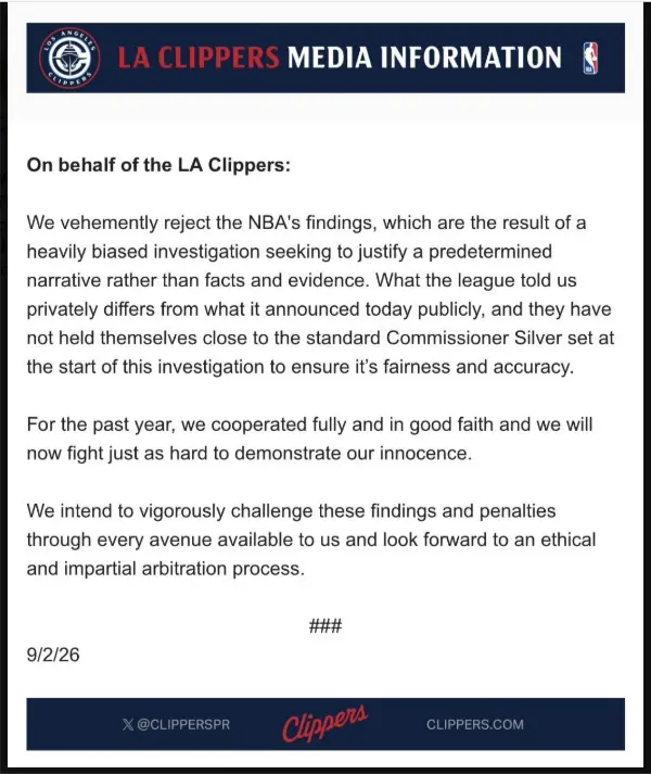 NBA Docking Clippers 5 1st-Round Picks for Kawhi Leonard Salary Cap Circumvention Stuns Fans - "That is Crippling" 2 Clippers' statement