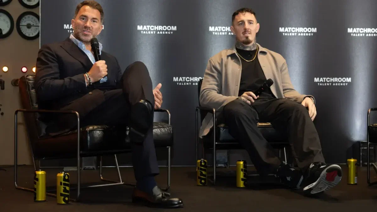 UFC Champion Tom Aspinall Eager to Come Back but May Not Compete in 2026, Admits Eddie Hearn 1 Tom Aspinall with Eddie Hearn