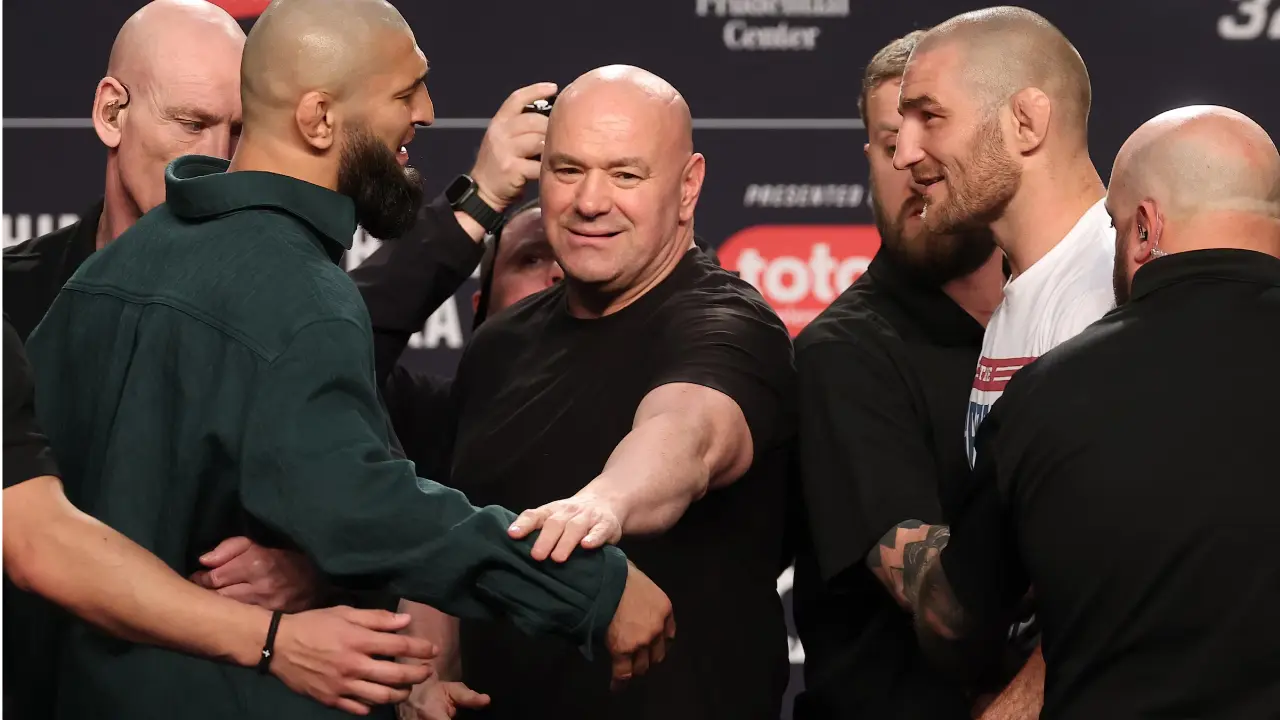 Khamzat Chimaev Reacts to Rumor of Sean Strickland Defending Title in December Against Another Opponent