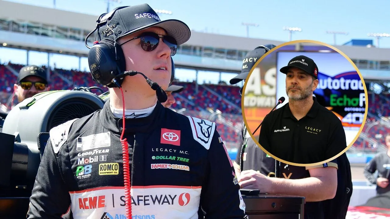 Jimmie Johnson Breaks Silence on Rumors of Verbal Clash with John Hunter Nemechek  