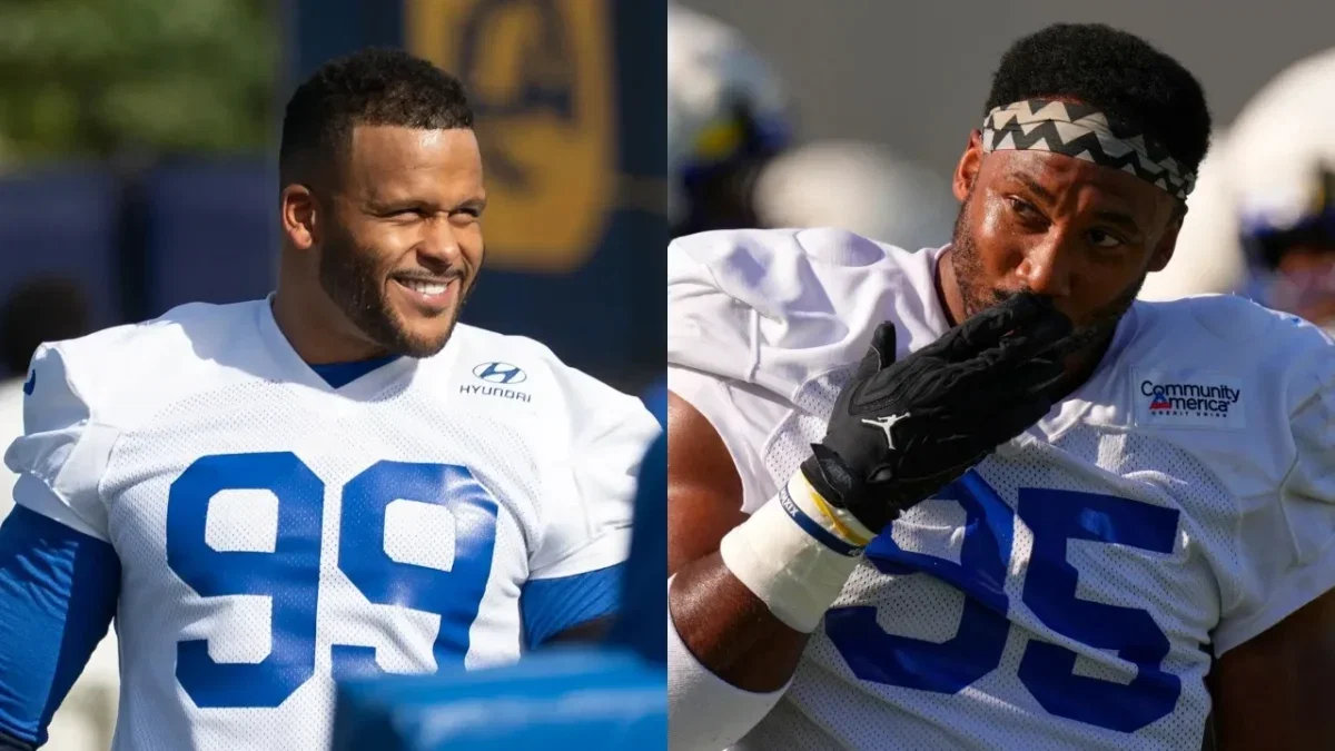 49ers 'Relieved' to Not Face Aaron Donald in Week 1 Clash in Australia 1 Donald and Myles Garrett will be a QB's nightmare