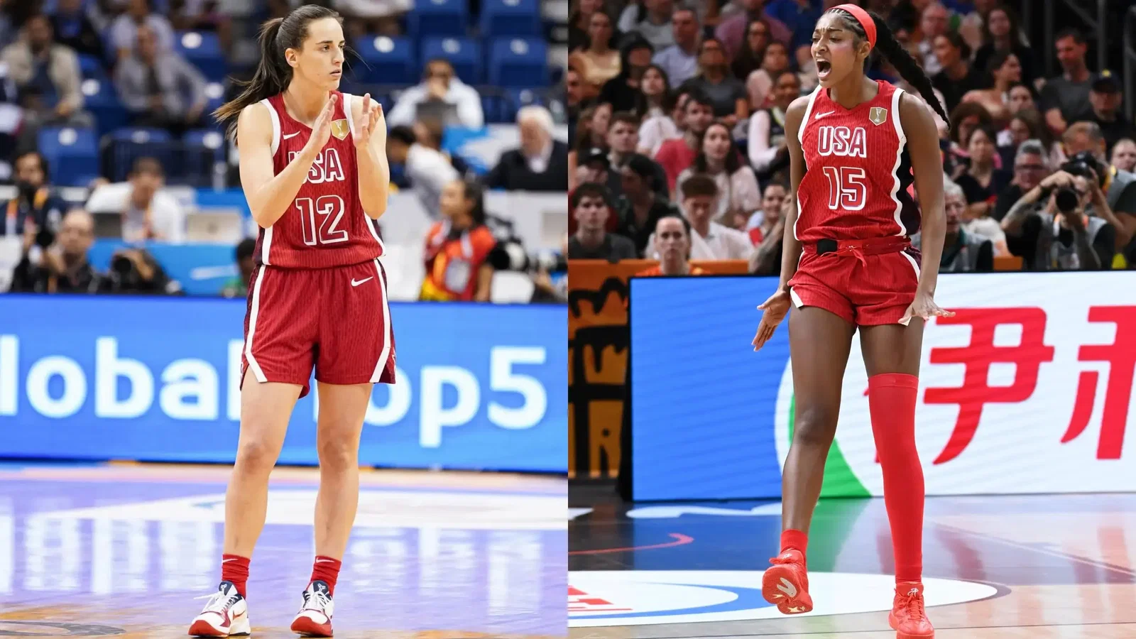 Caitlin Clark Showers Praise for Longtime Rival and USA Teammate Angel Reese: “We’re Both Fiery Competitors”