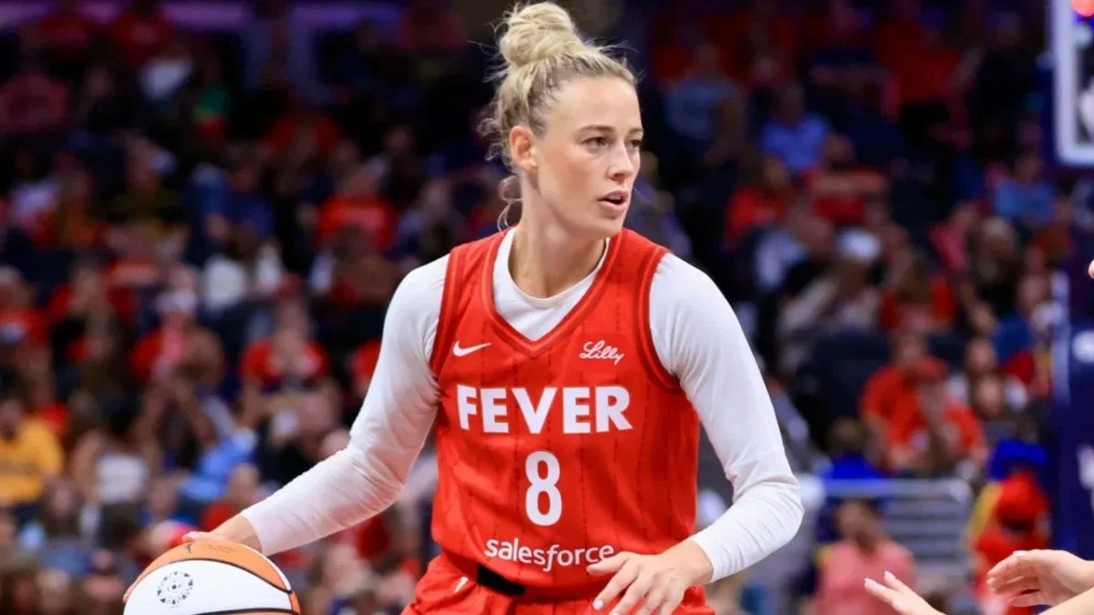 Colin Cowherd Calls Sophie Cunningham the WNBA's S*x Symbol, Weirding Out Fans - "Don't You Have a Daughter Her Age?" 1 Sophie Cunningham focused on playoffs