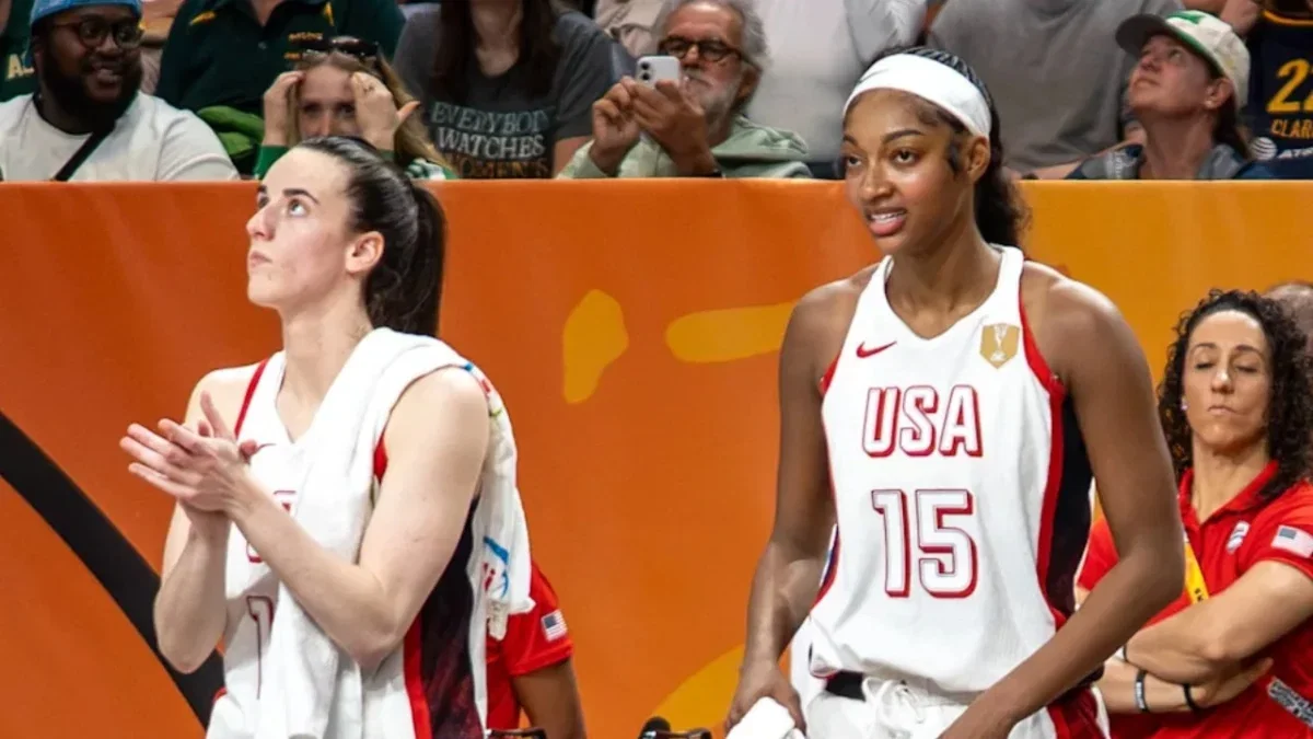 "Bites The Hand That Feeds Them" - Caitlin Clark, Team USA Players Called Out Over National Anthem Antics Following World Cup Win 1 Caitlin Clark and Angel Reese