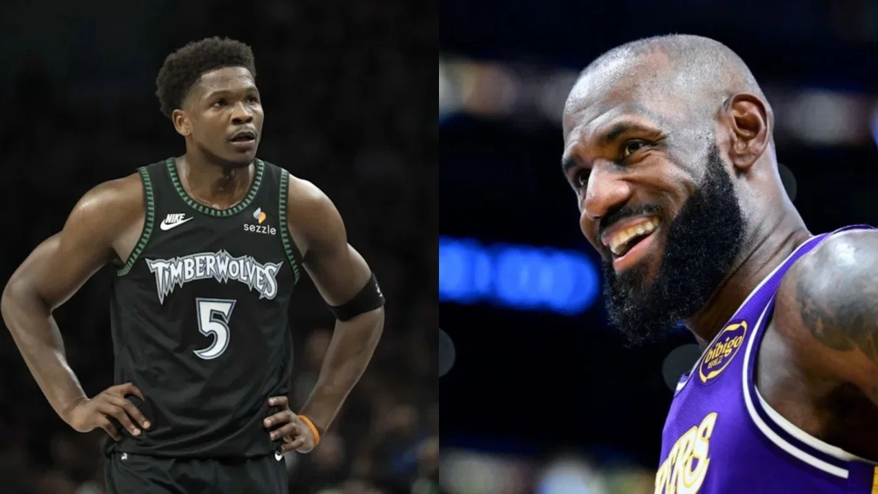 Anthony Edwards Trolls LeBron James For Joining 76ers Over His Wolves: “His Knees Couldn’t Handle the Cold Weather”
