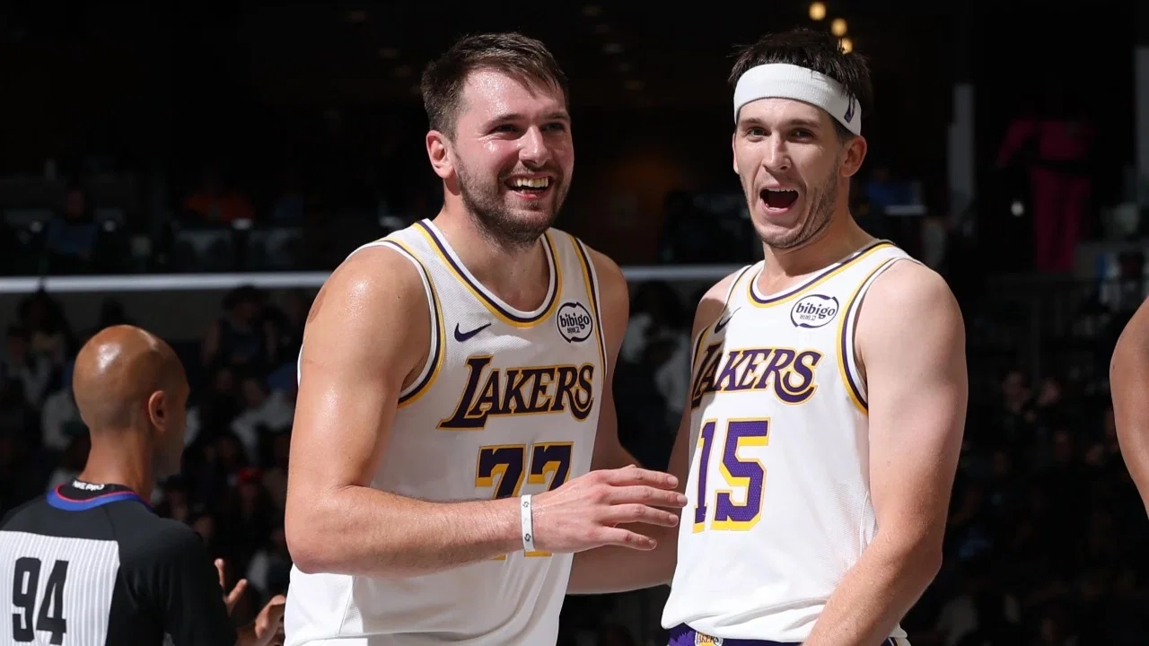 Luka Doncic’s Half-Court Shot Streak Distracts Austin Reaves During Lakers’ Presser