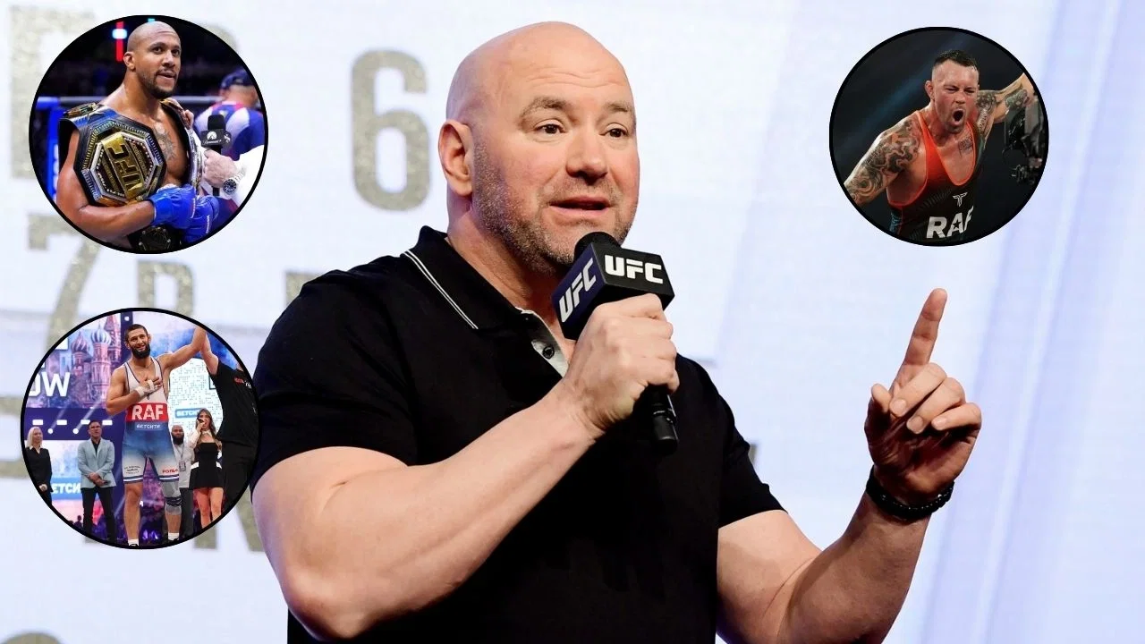 Dana White Says Ciryl Gane Is Not Undisputed Champion While Colby Covington and Khamzat Chimaev Wins in RAF
