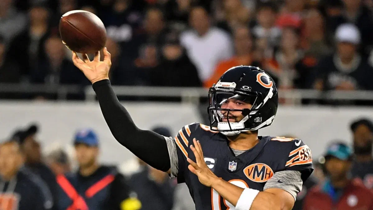 'Devastated' Caleb Williams in Tears After Leaving Mid-Game on Cart Against Vikings 1 'Devastated' Caleb Williams in Tears After Leaving Mid-Game on Cart Against Vikings