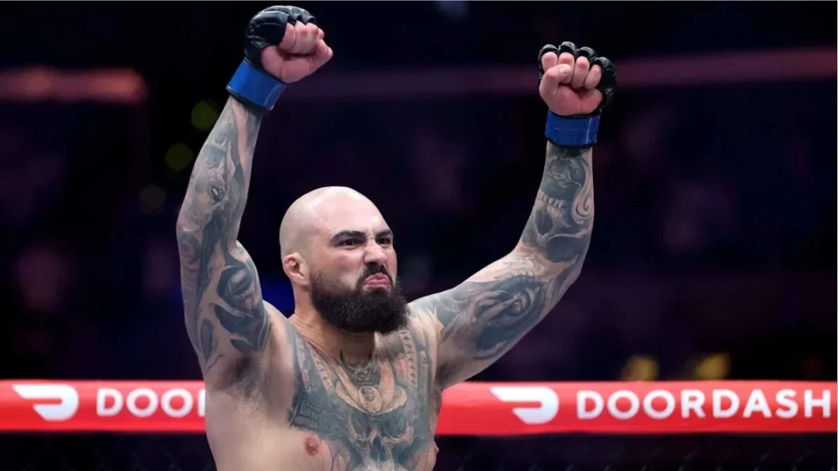 Conor McGregor and Jon Jones Cited as Inspiration by Sean Sharaf After Upsetting Gable Steveson 1 Sean Sharaf inside UFC octagon