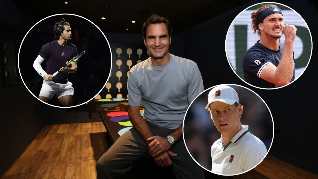 Roger Federer Reveals Who He Thinks Is Best Player Out of Jannik Sinner, Carlos Alcaraz, and Alexander Zverev: “He’s Super, Super Tough”