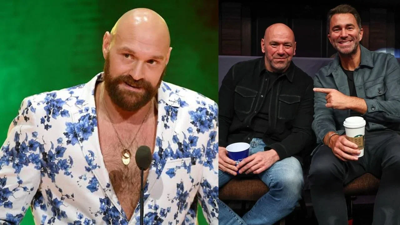 Tyson Fury Exposes Eddie Hearn for Endangering Anthony Joshua Superfight Due to Dana White’s Involvement