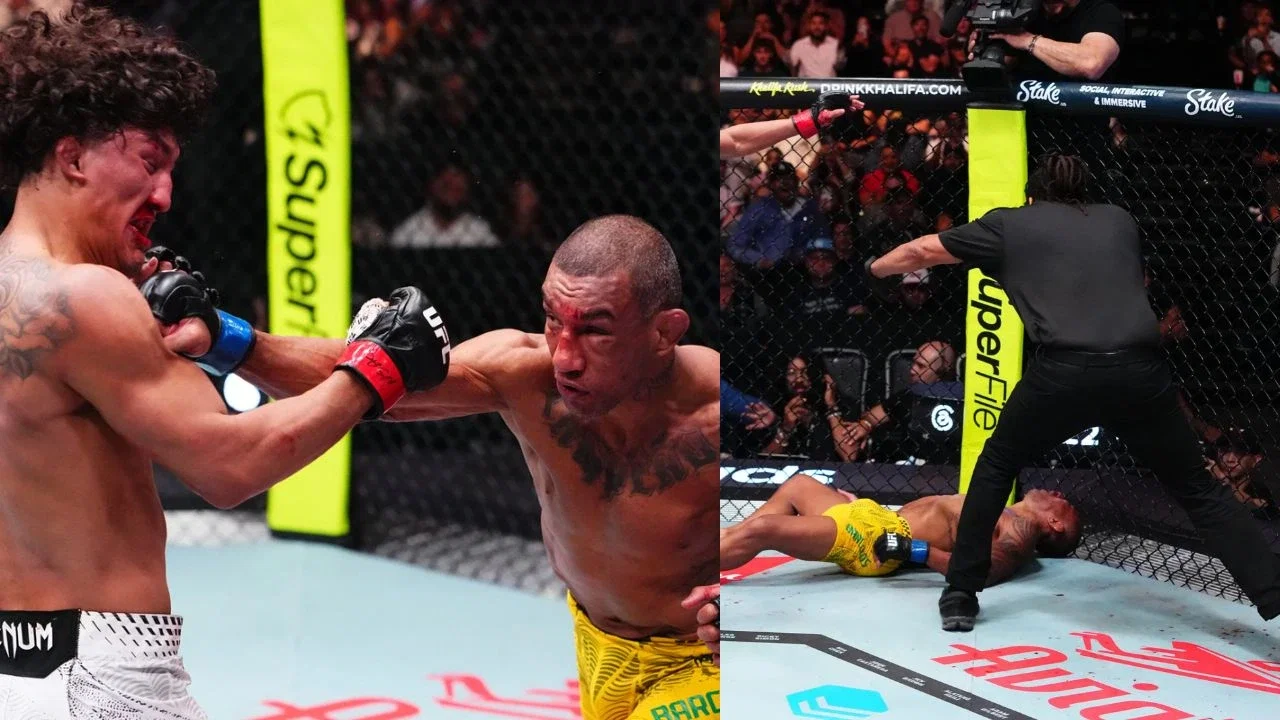 (Video) UFC Star Raoni Barcelos Taken to Hospital After Mysteriously Collapsing Against Raul Rosas Jr