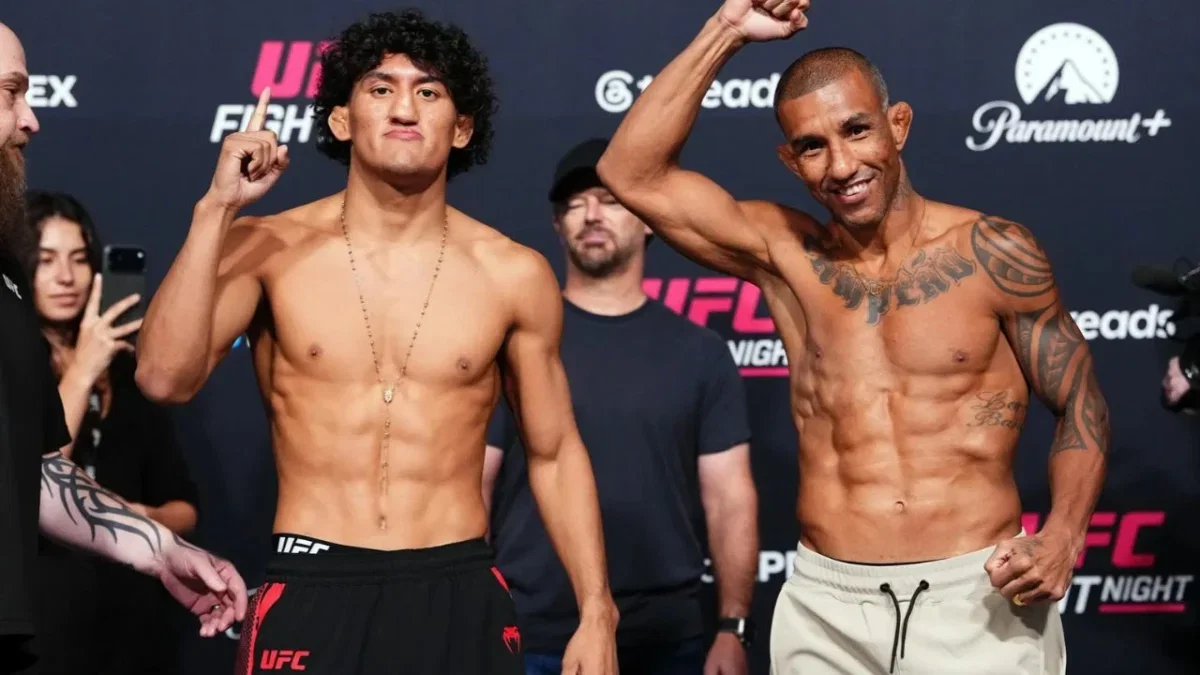 (Video) UFC Star Raoni Barcelos Taken to Hospital After Mysteriously Collapsing Against Raul Rosas Jr 2 Raoni Barcelos and Raul Rosas Jr