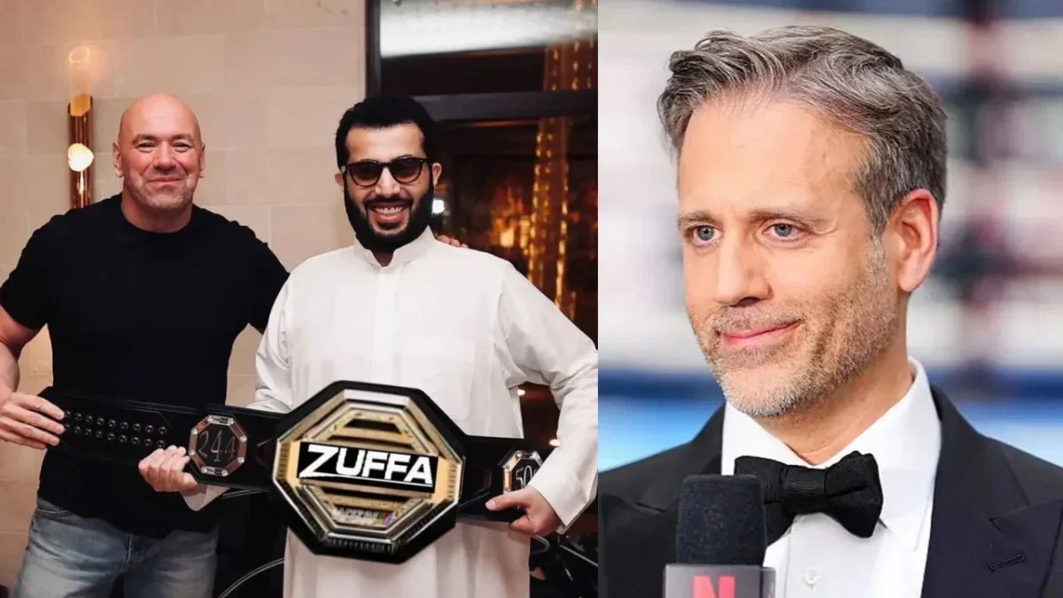 'Angry' Dana White Challenges Eddie Hearn to Self Finance Tyson Fury vs Anthony Joshua 1 Max Kellerman talks about Dana White and Turki Alalshikh