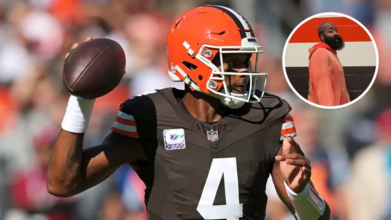 James Harden Hypes Up Deshaun Watson After Browns’ Win Over Panthers
