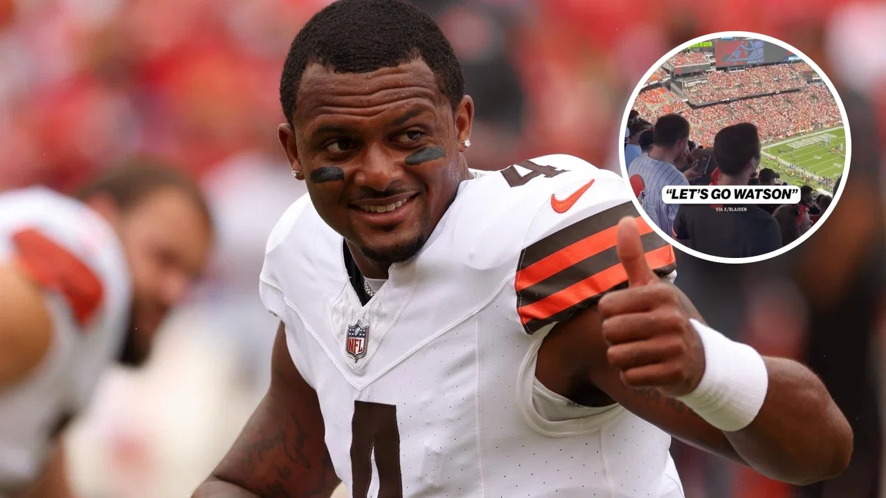 Browns Fans Cheer For Deshaun Watson 3 Weeks After Booing Him in Cleveland