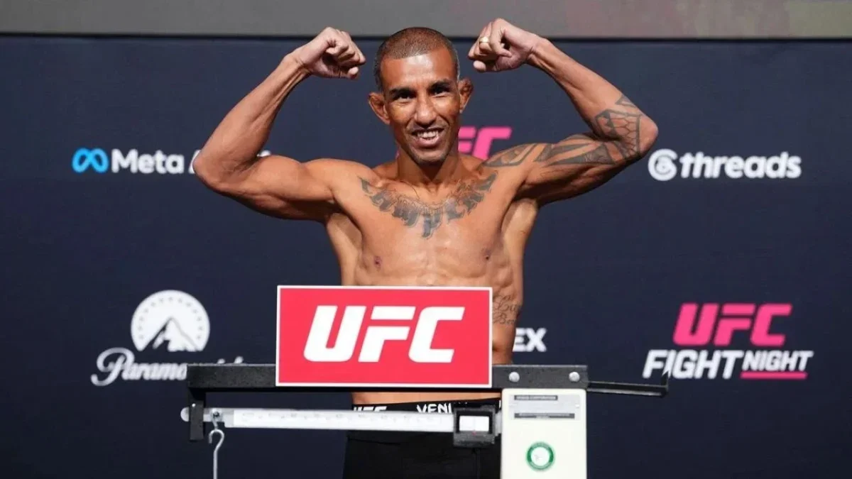 Dana White's UFC Content Creator Comes Under Scrutiny for Insensitive Tweet After Raoni Barcelos Got Hospitalized 2 Raoni Barcelos at the weigh ins