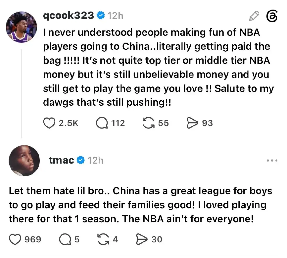 D'Angelo Russell Signing With Chinese Team Draws Epic Reactions - "Bro's Career Path is Just a Nat Geo Documentary" 2 Quinn Cook and Tracy McGrady's comments