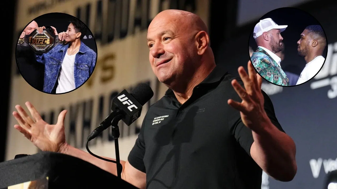 Dana White Awkwardly Forgets UFC 332 Headliner’s Name and and Explains Tyson Fury vs Anthony Joshua Stance