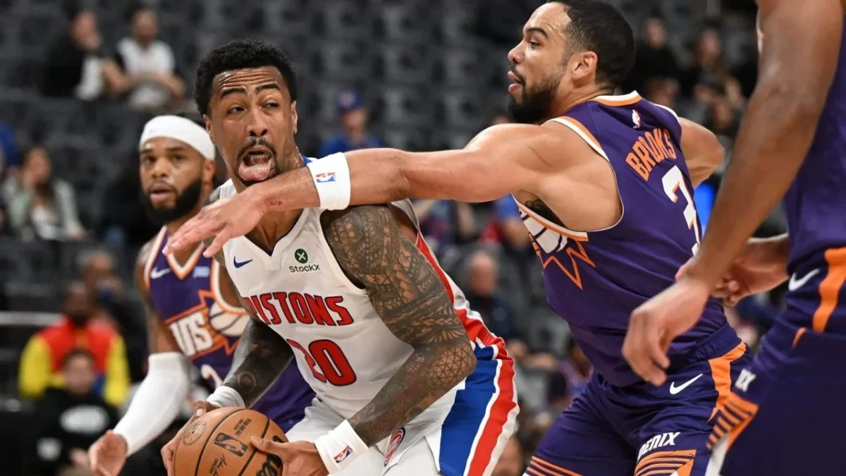 Dillon Brooks At It Again: John Collins Grabs Suns Star's Throat In Retaliation 1 Dillon Brooks fouling John Collins